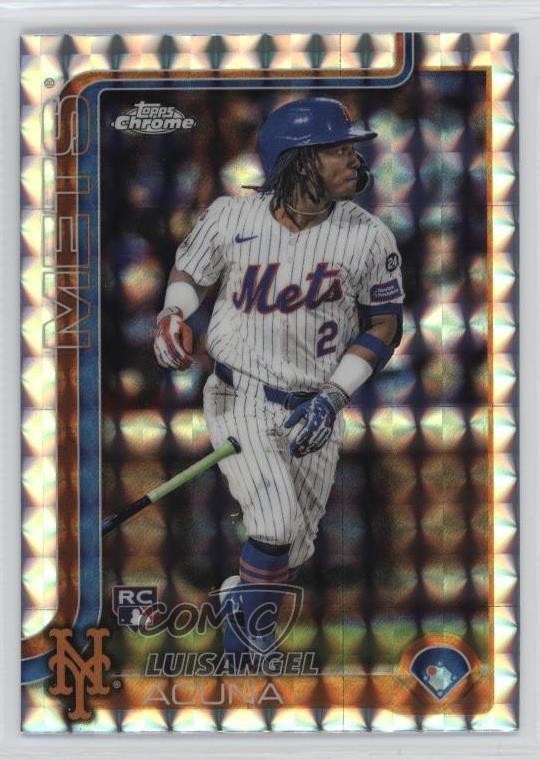 2025 Topps Chrome Geometric Refractor Luisangel Acuna Luisangel Acuña #56 1pi4
