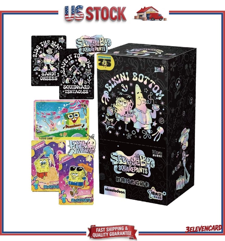 *US STOCK* Kayou SpongeBob SquarePants 25th Collection Booster Box  50 Cards