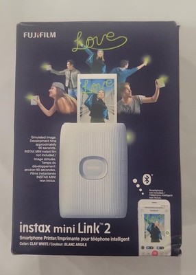 Fujifilm Instax Mini Link 2 Smartphone Printer - Clay White