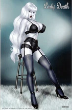 Lady Death In Lingerie #1 NM+ Friday the 13th Edition David Harrigan Ltd 113