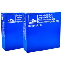2X ATE 24.0220-0033.2 Bremstrommel FüR Opel Chevrolet