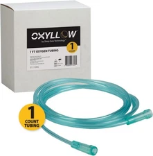 Premium 7 ft Oxygen Tubing | 1-Count | 6-Channel Kink-Resistant Air Flow |... 