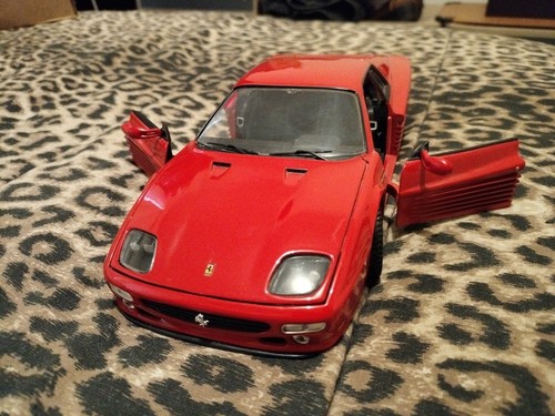 Hot Wheels Red Ferrari Testarossa 1:18 Diecast Mattel 1998 - Picture 5 of 6