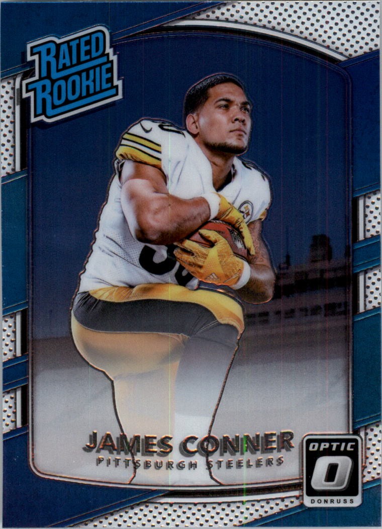 2017 Donruss Optic #172 James Conner RR RC - FB