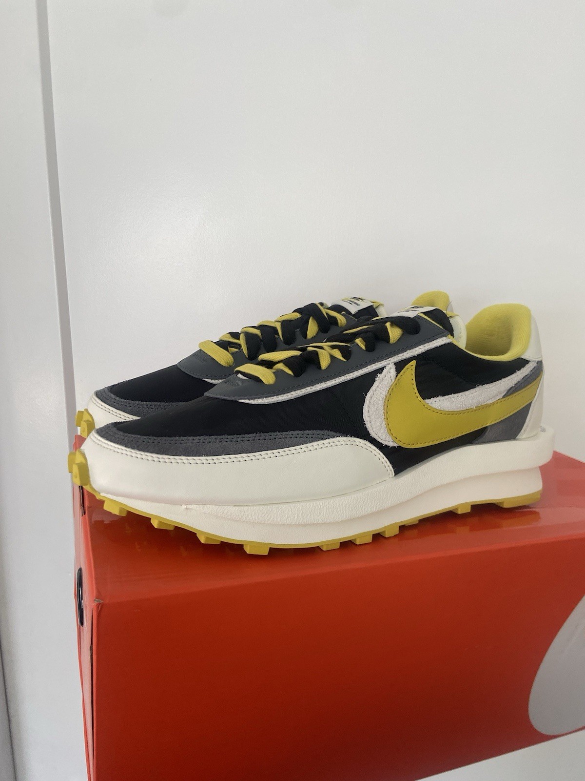 SACAI X NIKE Nike LDWaffle x Sacai x Undercover Bright Citron DJ4877 001 Uomo Taglia 12