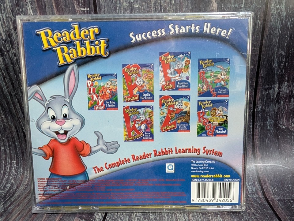 Reader Rabbit's Kindergarten Balloon Town CD-ROM PC Windows Mac ...