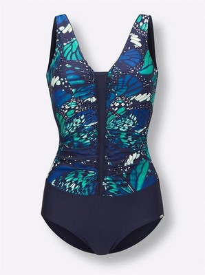  NEU feel good Badeanzug blau bunt 40 B  