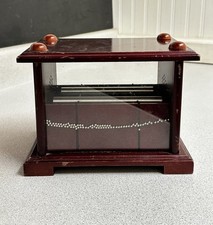 Falling Rain Nature Chimes Cherry Wood Wooden Box W Beads Zen Sound Meditation