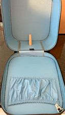 Vintage Femina Munro Hat Box Blue Hard Case Mid-Century Millinery Storage