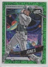 2024 Topps Cosmic Chrome Green Space Dust Refractor /75 Nolan Jones #59 11pj