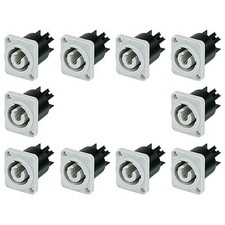10 Pcs Neutrik NAC3MPB-1 PowerCon Output Connector Chassis Panel Mount Power Out