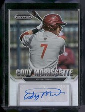 2022 Panini Prizm Draft Picks Autographs #AU-CO Cody Morissette Silver RC