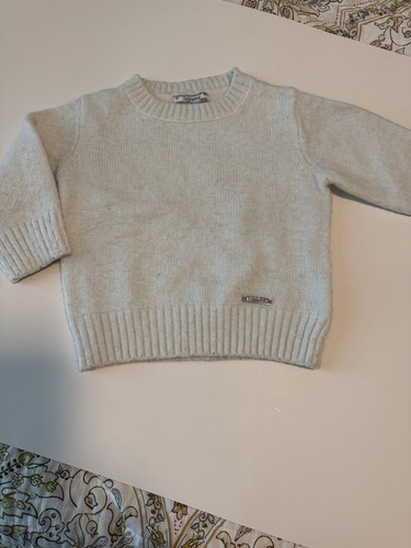 Mayoral Children’s White Sweater, Size 4 - Picture 4 of 5