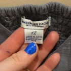 American Eagle Outfitters Gray Embroidered Floral Camisole Tank Top Size 12 — photo 5