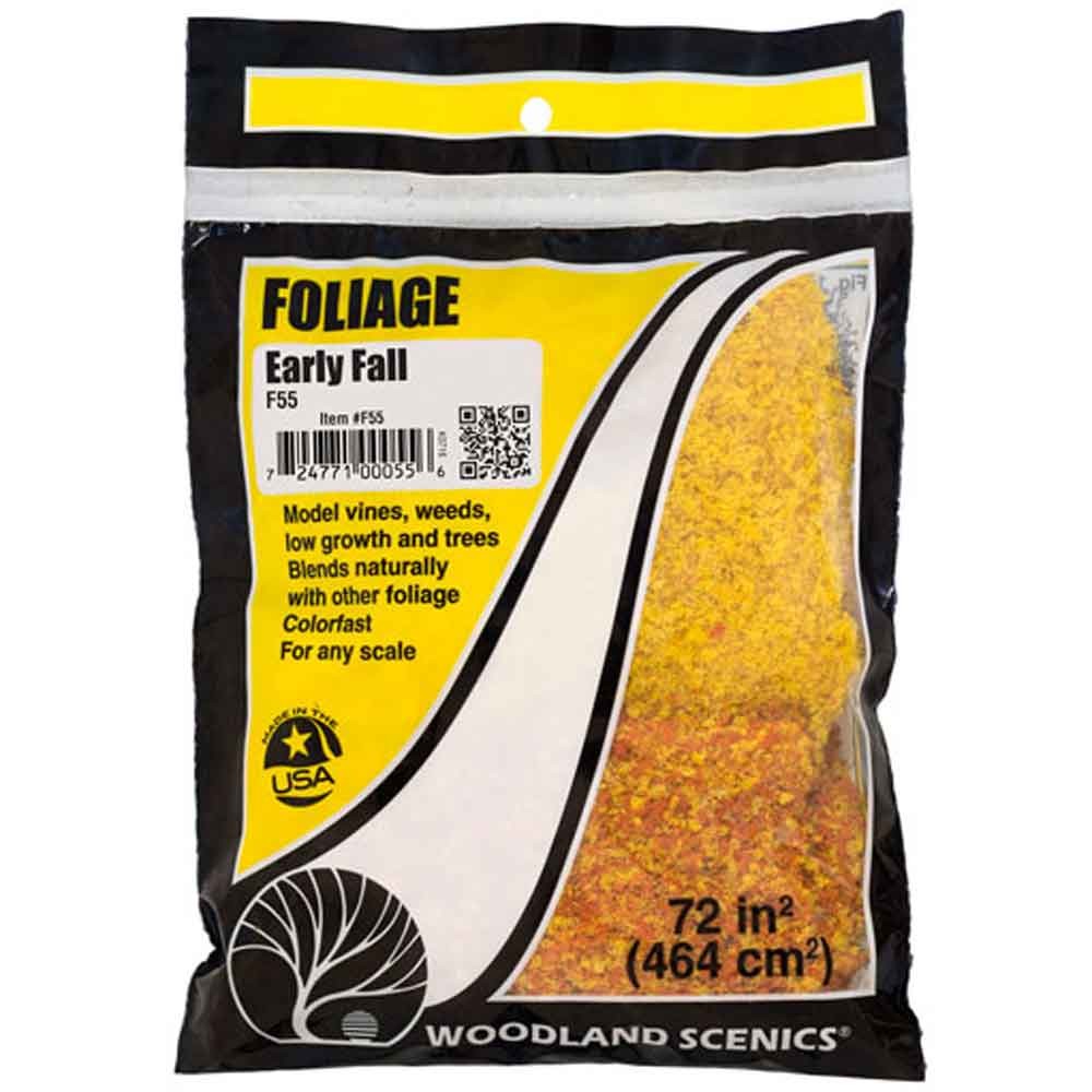 Woodland Scenics Foliage Early Autumn Fall 72 in² for Model Railway and Dioramas