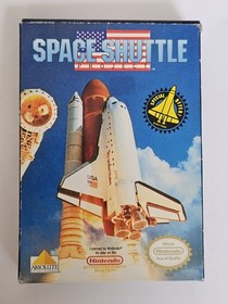 Space Shuttle Project Nintendo NES Box, Game, Foam, Sleeve + Protector - Tested 