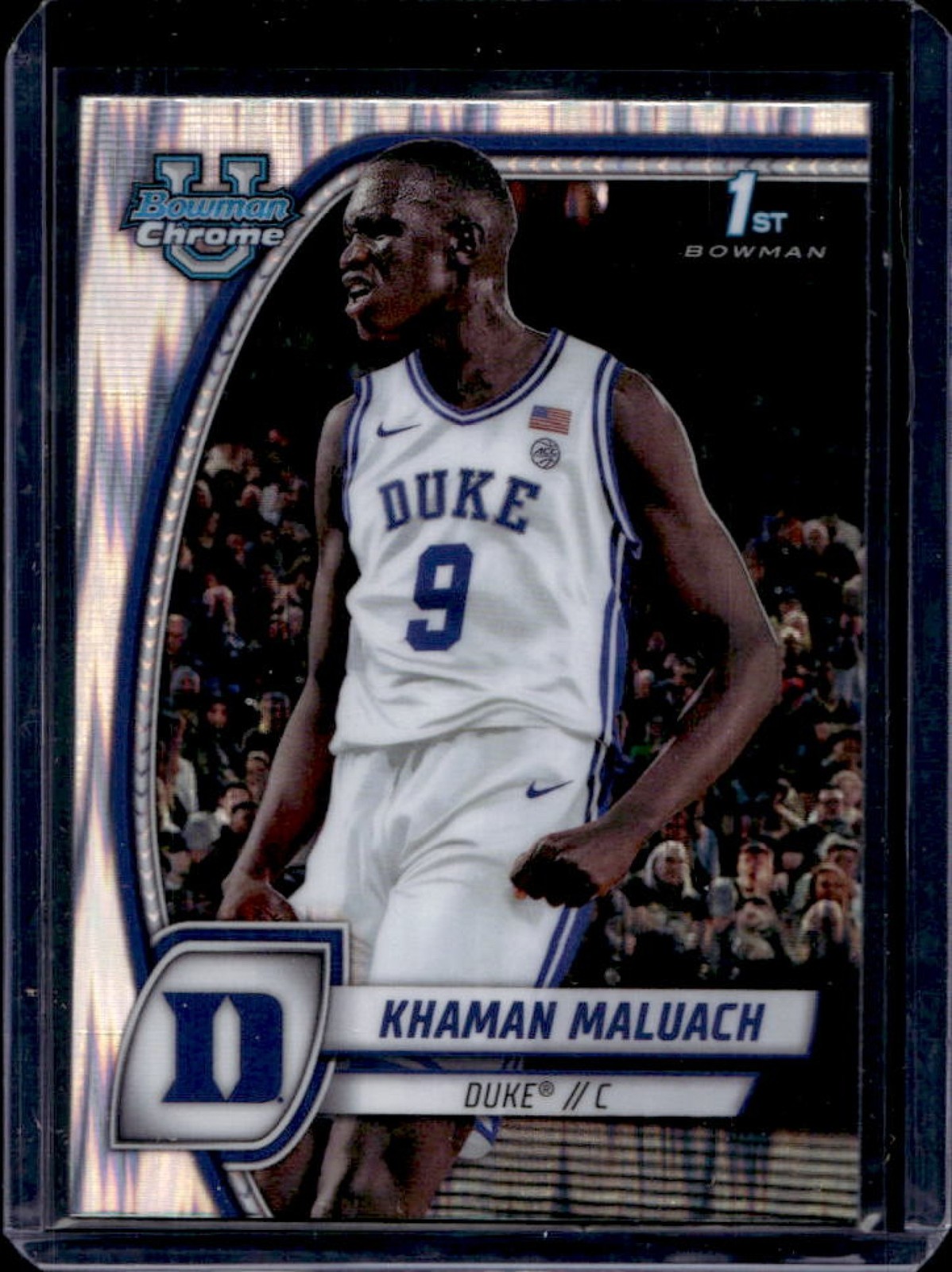 2024-25 Bowman Chrome University Khaman Maluach Stealth Refractor #46