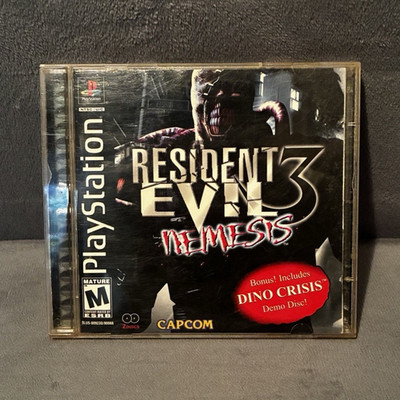Capcom Resident Evil 3: 2-disc Nemesis Sony PlayStation 1 CIB W/ Reg Card Read
