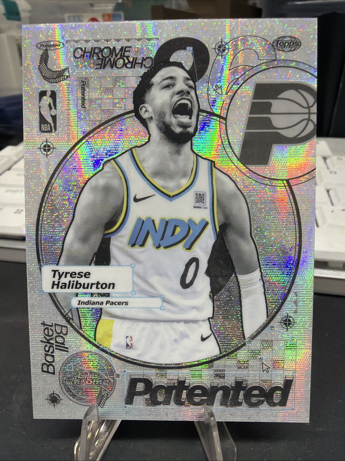 2025 Topps Chrome Tyrese Haliburton Patented SSP!!