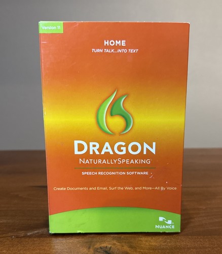Dragon Naturally Speaking Home Version 11 With Head Set New Sealed