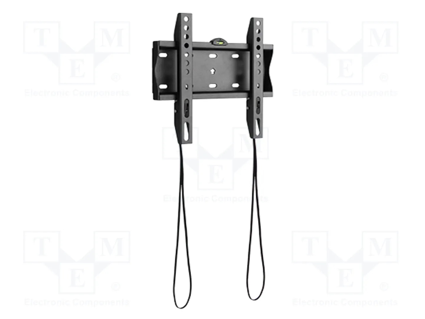 Support TV mural Gembird WM-42F-01 30kg VESA 200x200 Acier Niveau intégré Noir - Image 2