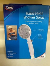 Carex Hand-Held Shower Spray Head 84  Hose - 1 Shower Sprayer