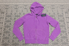 BLANK Polo Ralph Lauren Womens Full Zip Hoodie MEDIUM - Future Purple - NO LOGO