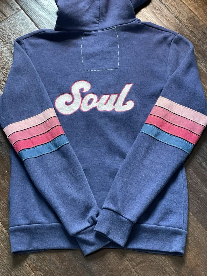 Aviator нации OG радуга молнии толстовка с капюшоном S синий/розовый роскошный бренд толстовка душа - Изображение 2 из 4