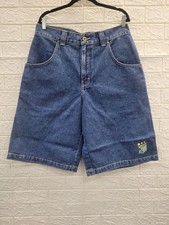 New JNCO J2179D2 14" Pipes Short Dark Stone Mens Size 34 US