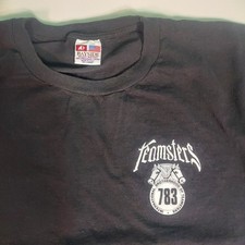 Vintage Bayside Teamster 783 Mens Black Tshirt 2x Made In USA
