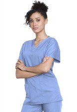 Cherokee Men and Women Scrub Set Modern Fit Top and Drawstring Waist Pant SMALL