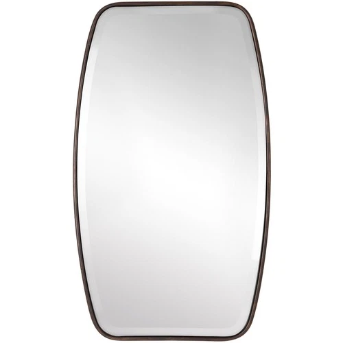 Uttermost 09756 Canillo 36 X 21 inch Distressed Dark Bronze Wall Mirror - Picture 1 of 5