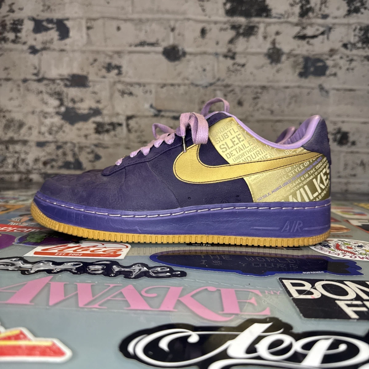 Nike Air Force 1 \'07 Supreme Wilkes Original 6 Low top Sneakers 8 or W 9.5 Nike Air Force 1 Supreme 07 Wilkes Original Six | eBay main image 3