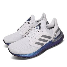adidas UltraBOOST 20 Grey Blue Men Road Running Jogging Shoes Sneakers EG0755