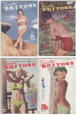 GENTLEMAN'S GLAMOUR MAGAZINE, ISSUES 11, 110, 140 & 206 RARE!