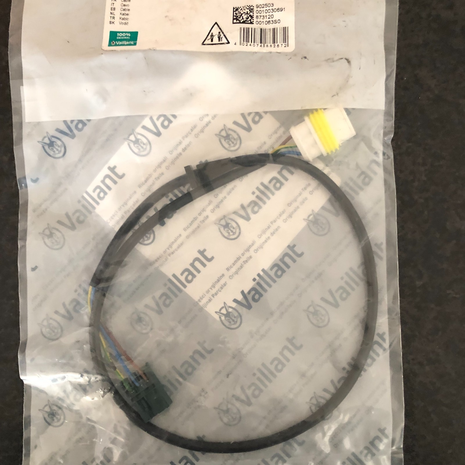 Vaillant Ecotec ERP Pump Cable for Conversion 0010030691