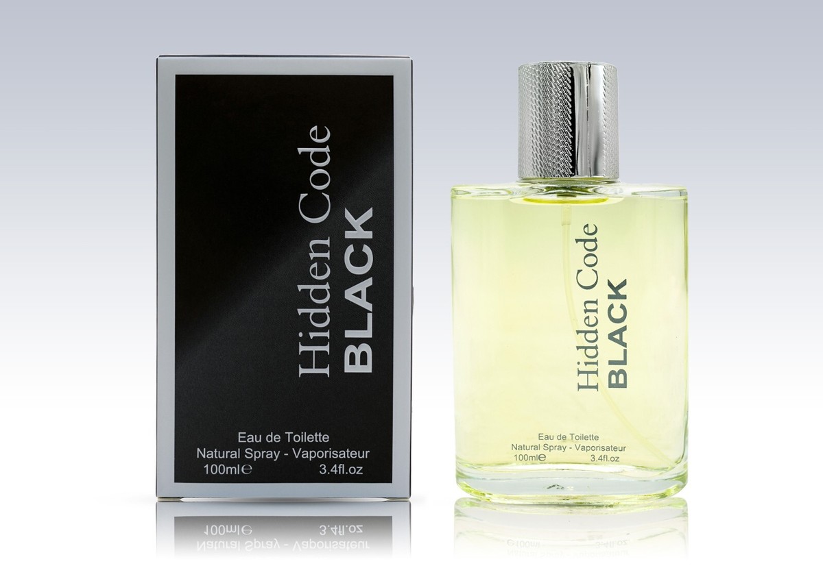 Fine Perfumery Men's Perfume -Hidden Code Black Pour Homme 100ml