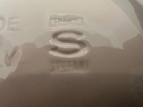 Set of (4) - Ceramica Stefani Italy - White Lace - 8 1/2" Salad or Dessert Plate - Picture 7 of 7