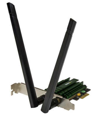 StarTech.com PCI Express High Power AC1200 Wireless-AC Network Adapter - 802.11