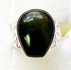 HSN Jay King Sterling Silver Blue Hot Springs Agate Ring Size 8 — photo 2