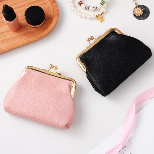 2Pcs Vintage Coin Purse PU Mini Wallet Change Purse Key Holder Pouch - Picture 9 of 11