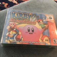 nintendo 64 box protector KIRBY The Crystal Shards Brand New reprint