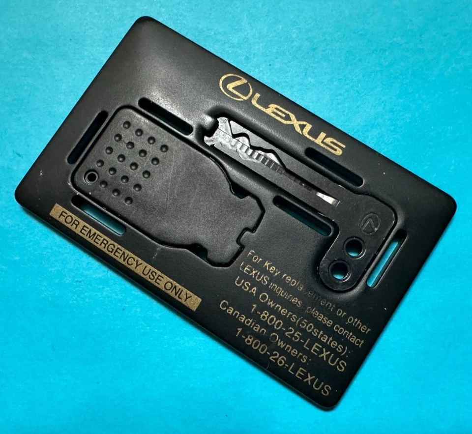 TRANSPONDER DE CARTÃO DE SUBSTITUIÇÃO DE EMERGÊNCIA CHAVE INTELIGENTE LEXUS LS430 LS FABRICANTE DE EQUIPAMENTO ORIGINAL 2004-2006!! - Imagem 3 de 4