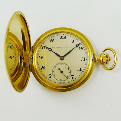 IWC Schaffhausen Taschenuhr in 18ct Gold Alter: um 1917/1918