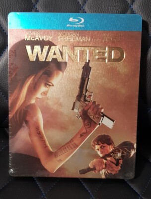 Wanted 1st Print geprägt Blu-Ray Steelbook Ovp in Folie