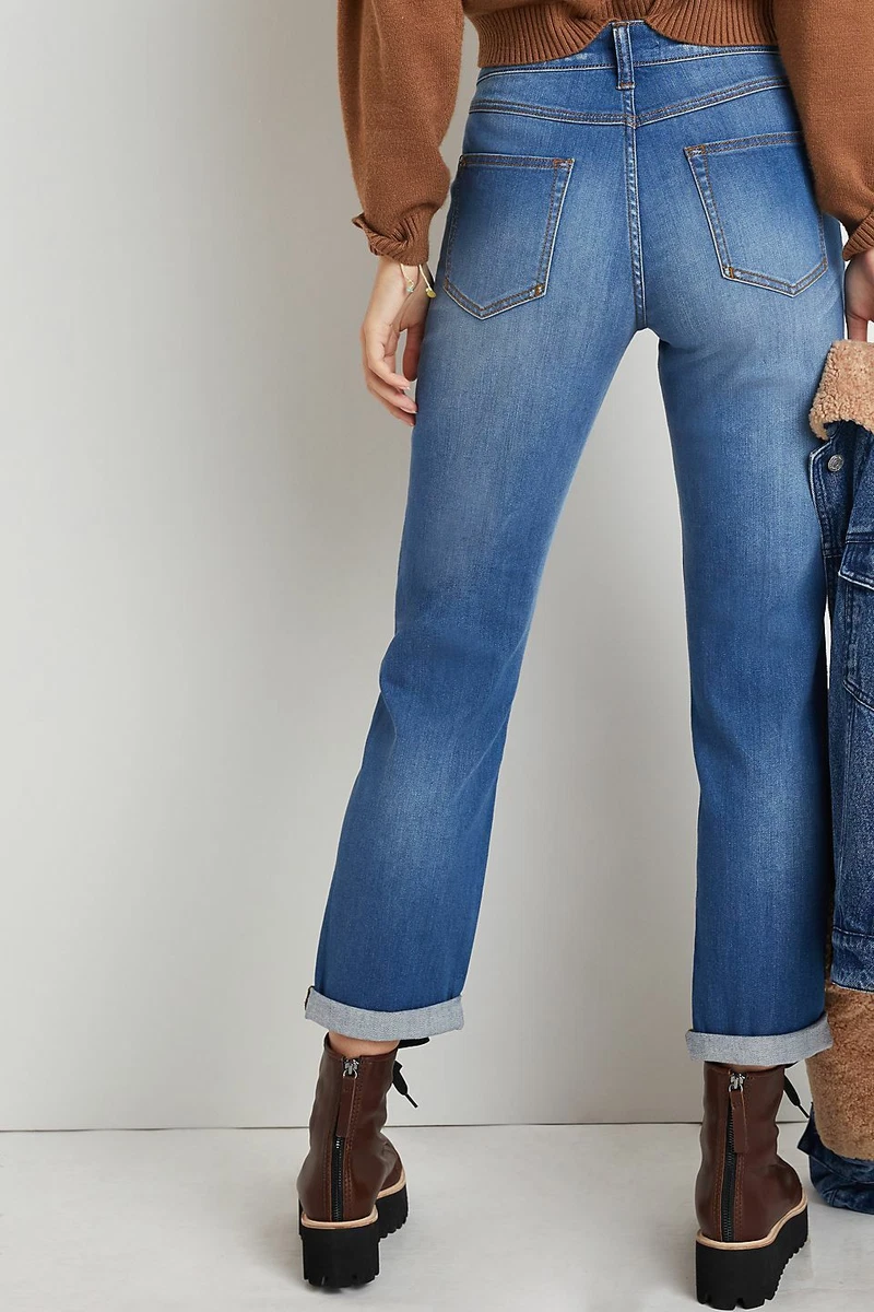 Anthropologie Pilcro High Rise Slim Boyfriend Jeans Size 29
