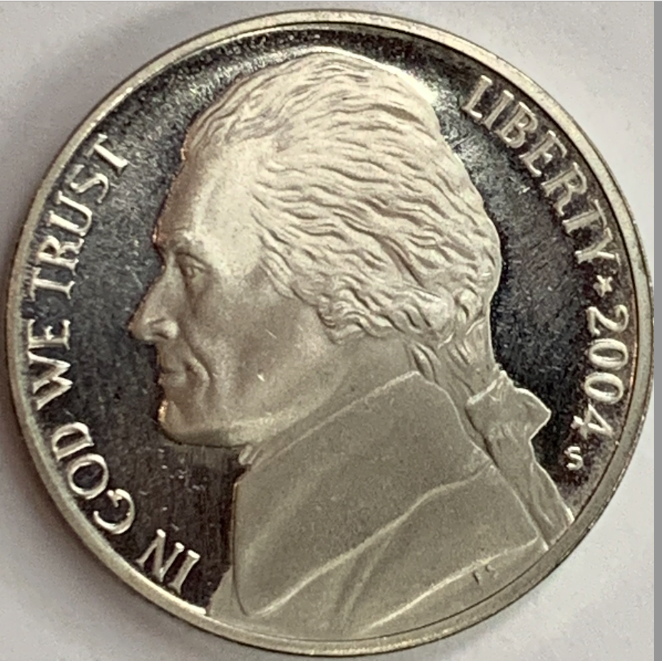 Limited Edition 2004-S 5 Cent Proof - Bicentenary of Lewis and