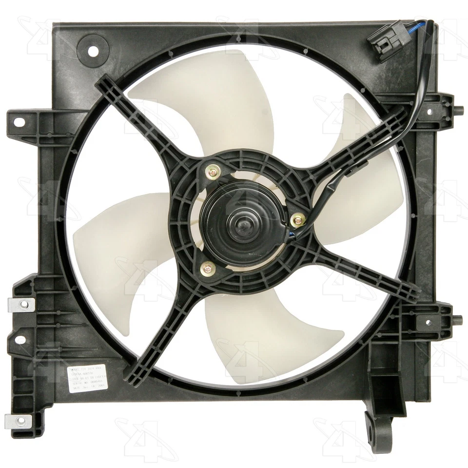 For 2000-2004 Subaru Legacy Engine Cooling Fan Assembly 4 Seasons 2001 2002 2003 - Image 3 of 4