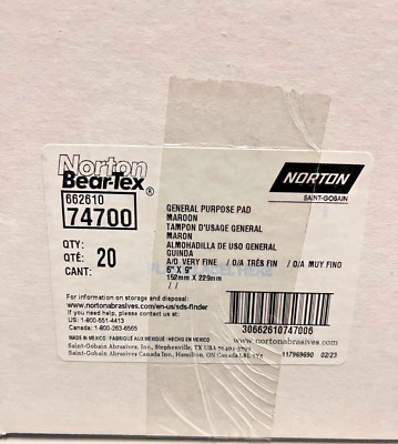 Norton Abrasives: General Purpose Maroon Pad- 74700, 662610 | eBay