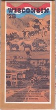 1976 Official State Issue Road Map of Wisconsin